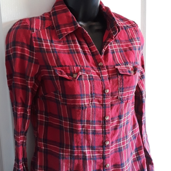 ♥️VINTAGE♥️ Plaid Shirt - Picture 2 of 6